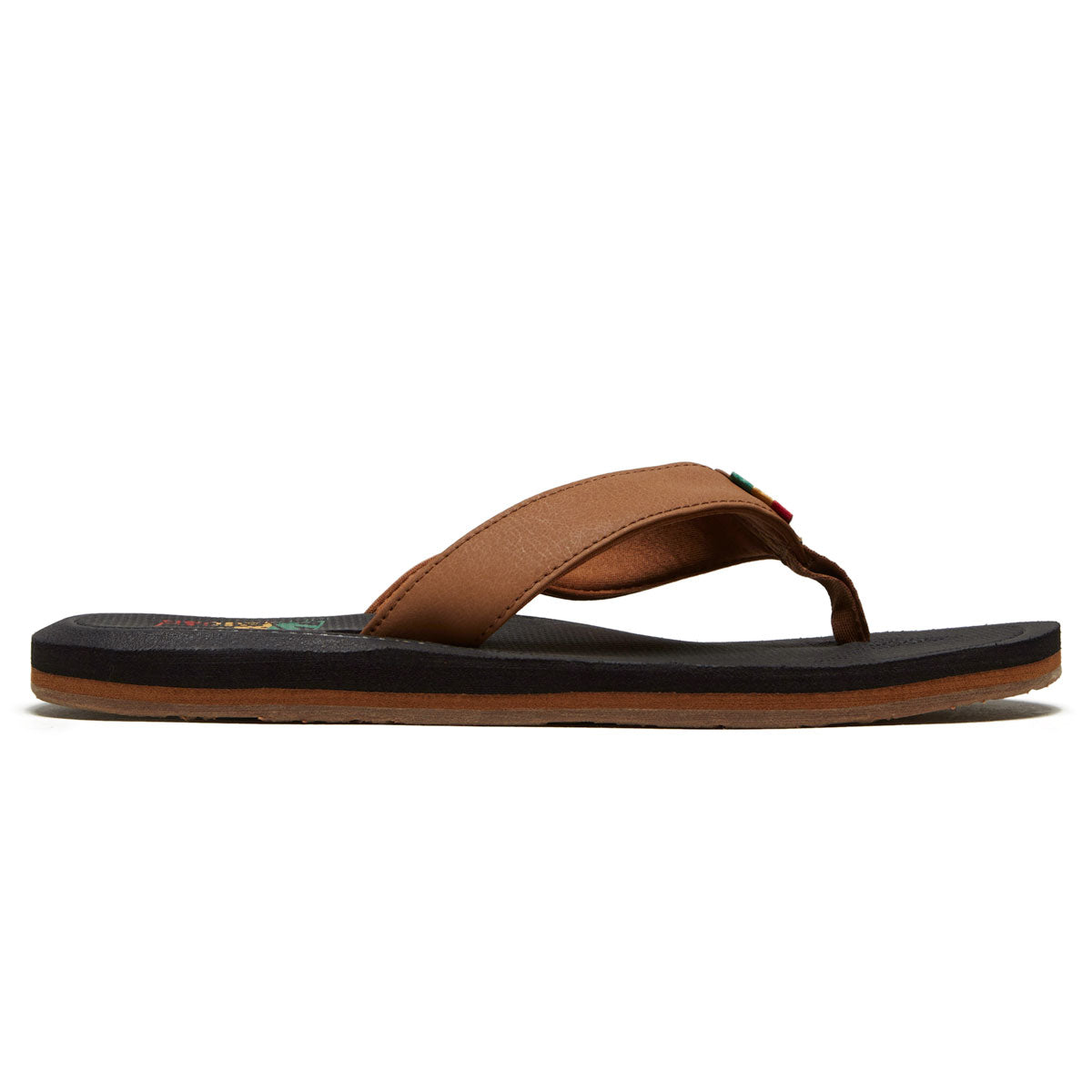 Vans Nexpa Synthetic Sandals - Dachshund/Black/Rasta image 1