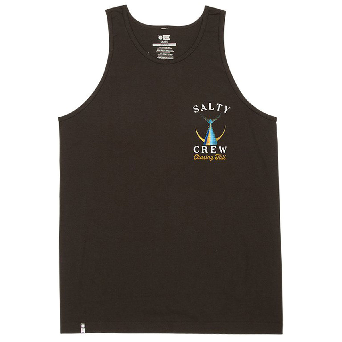 Salty Crew Tailed Tank Top - Black image 1