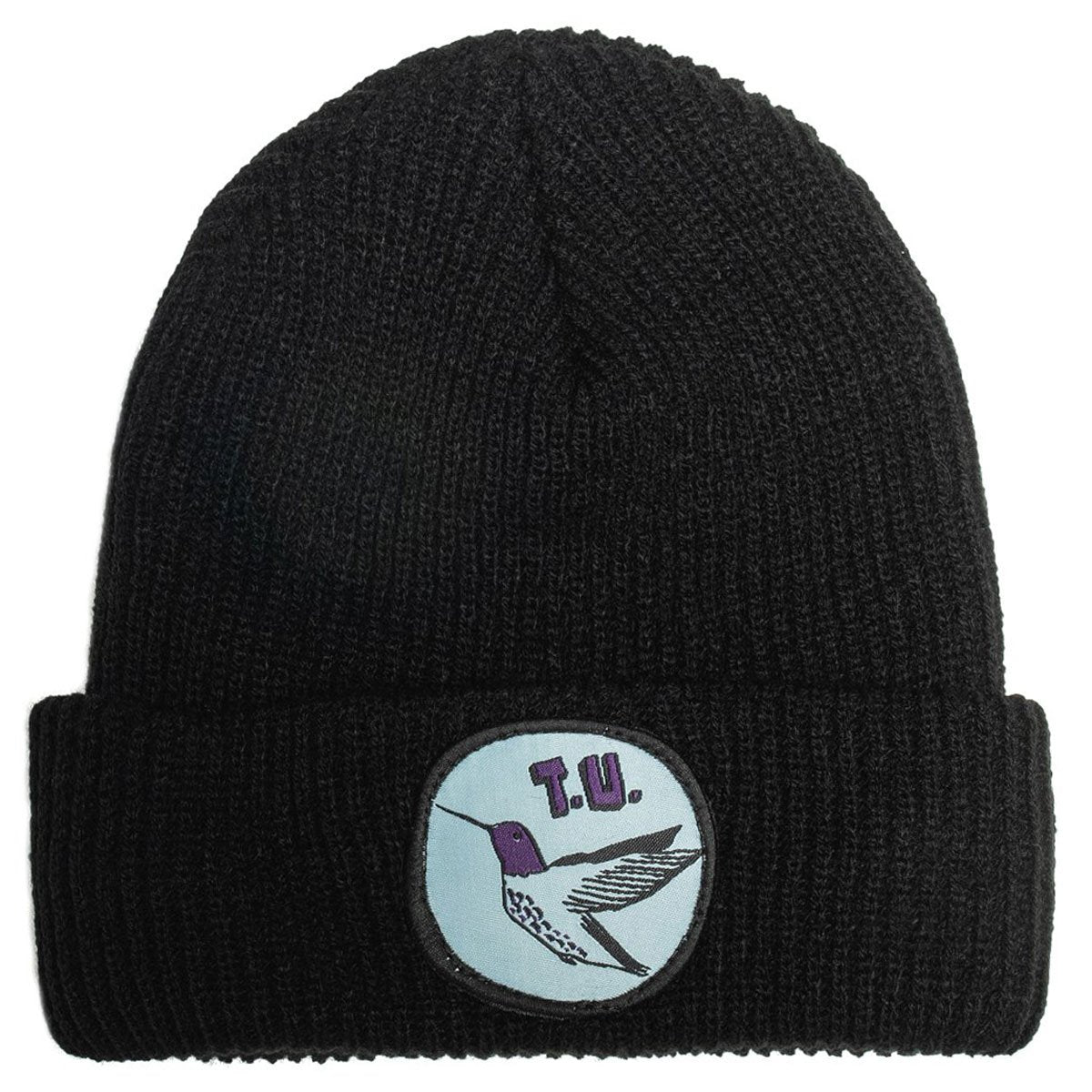 Transportation Unit Hummingbird Beanie - Black/Baby Blue/Purple' image 1