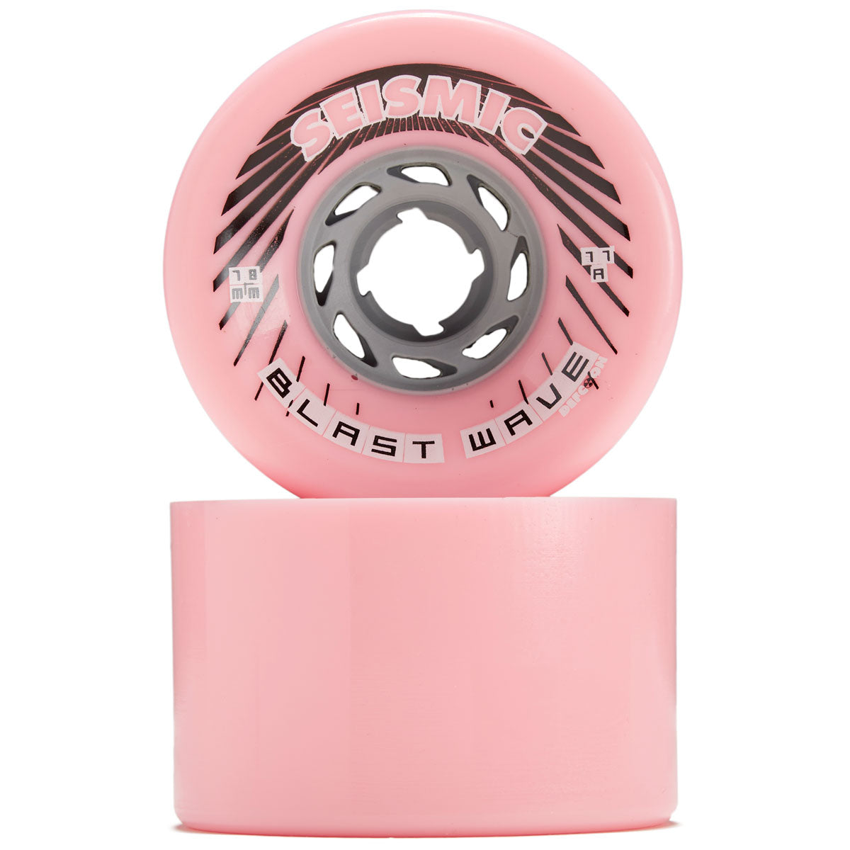 Seismic Blast Wave 77a Longboard Wheels - Bubblegum - 78mm image 2
