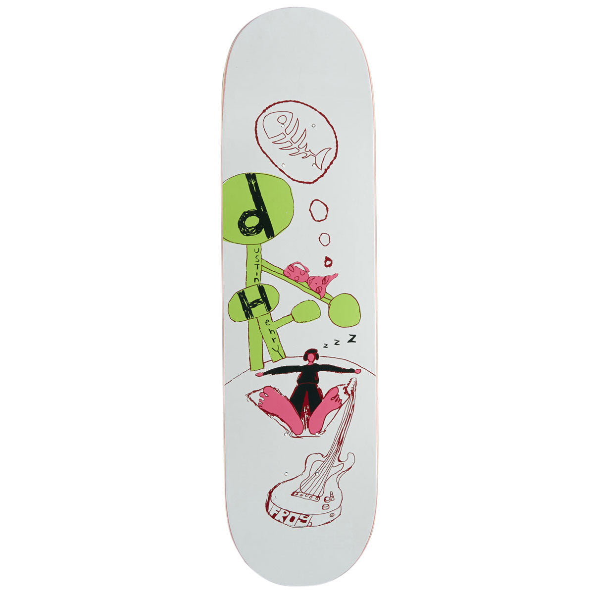 Frog Snoozer Dustin Henry Skateboard Deck - 8.50