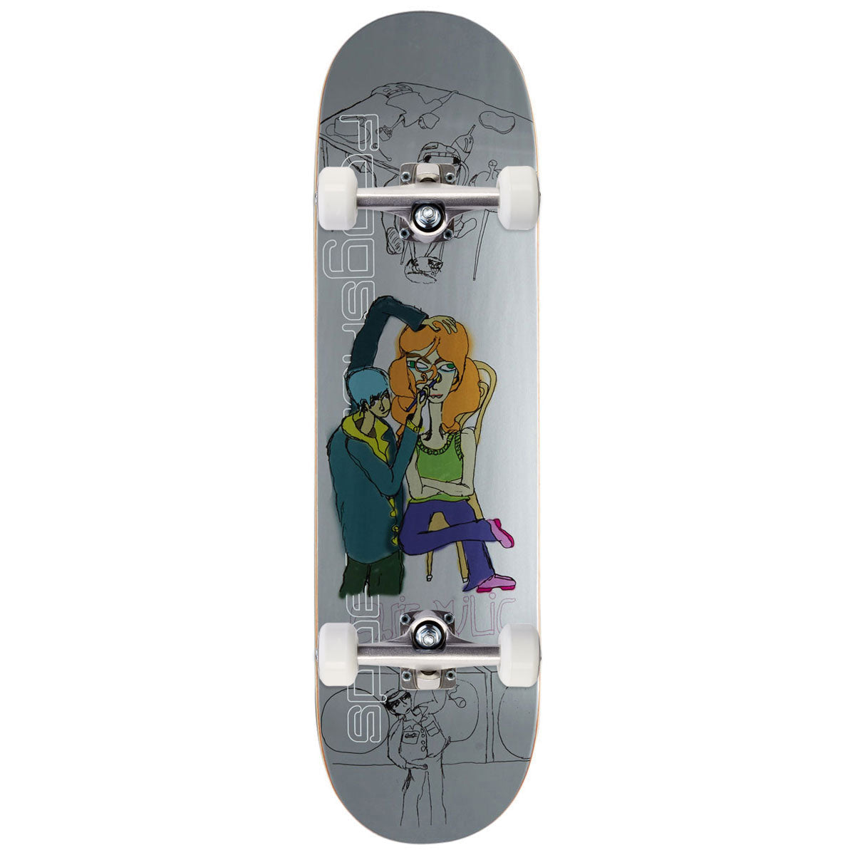 Frog Make Up Artist Chris Millic Skateboard Complete - 8.38