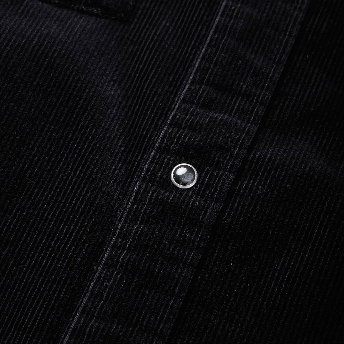 Seager Reagan Long Sleeve Pearl Snap Corduroy Shirt - Black image 3