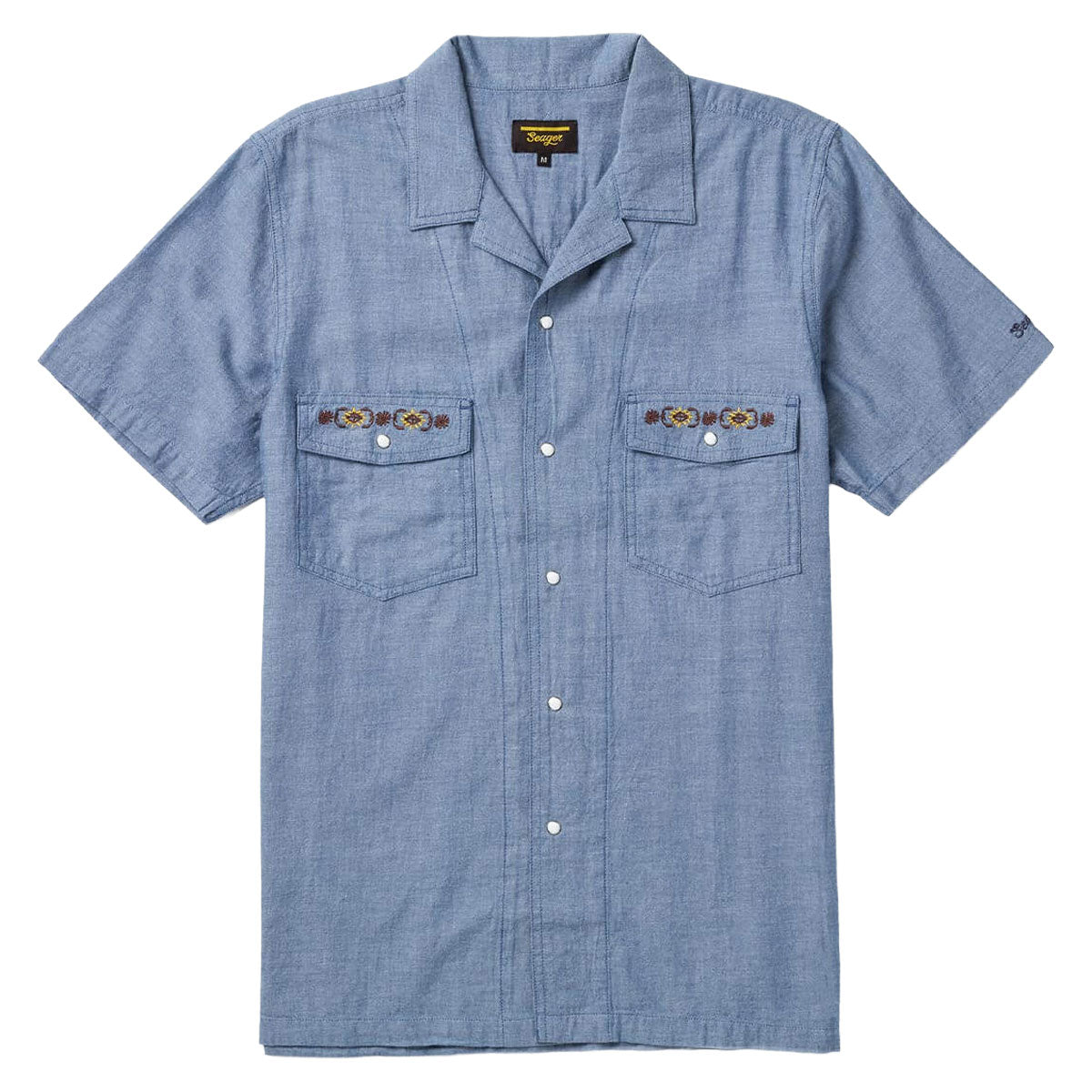 Seager Whippersnapper Chambray Shirt - Light Wash image 1