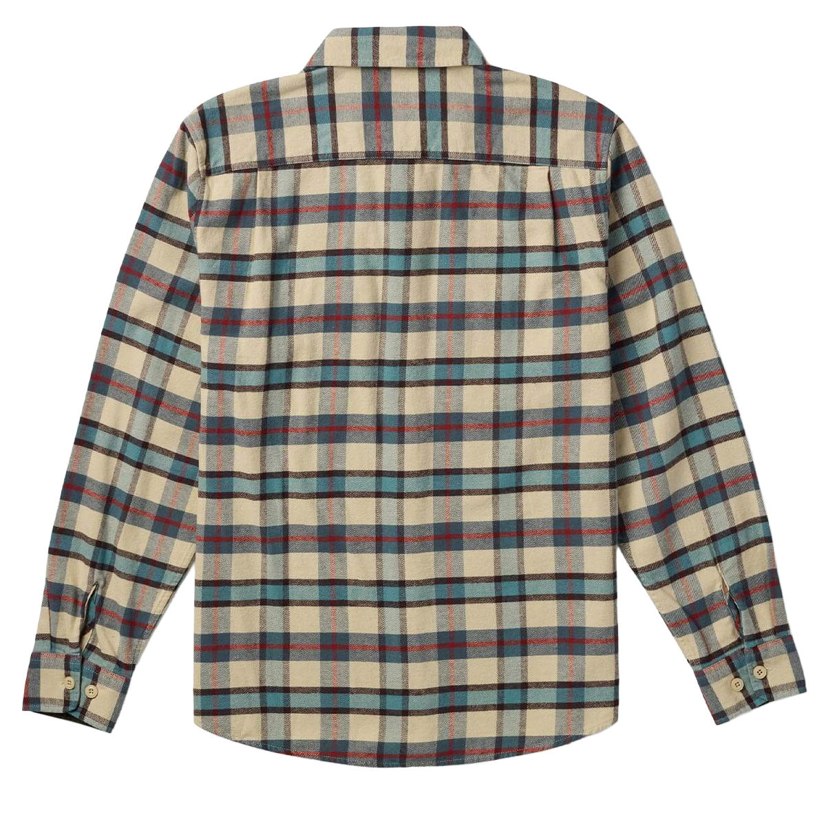 Seager Calico Flannel Shirt - Cream Plaid image 2