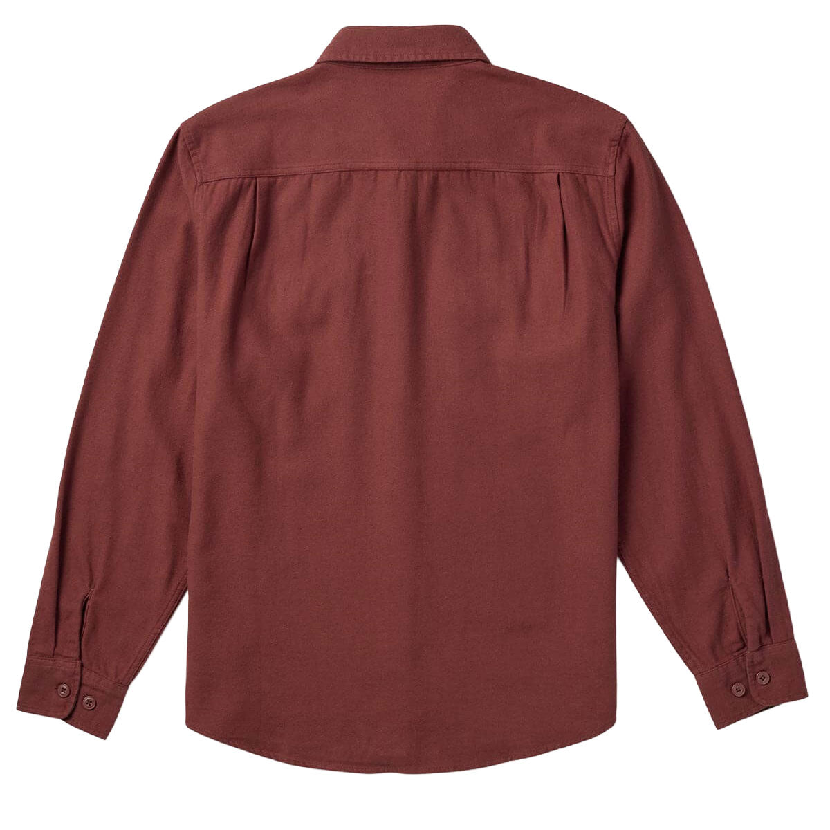 Seager Calico Flannel Solid Shirt - Red Rock image 2