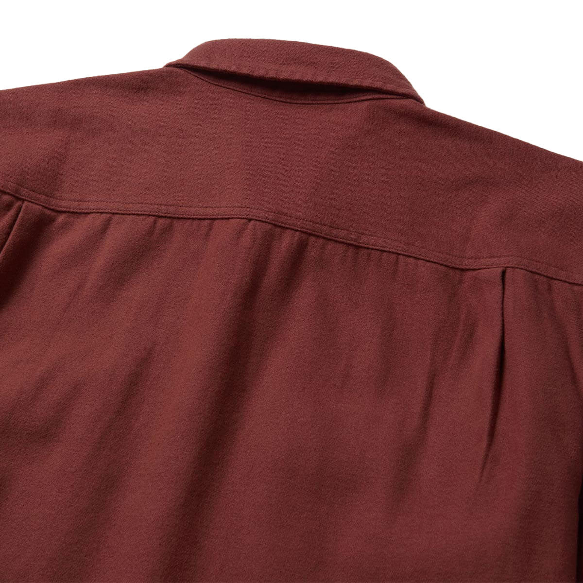 Seager Calico Flannel Solid Shirt - Red Rock image 4