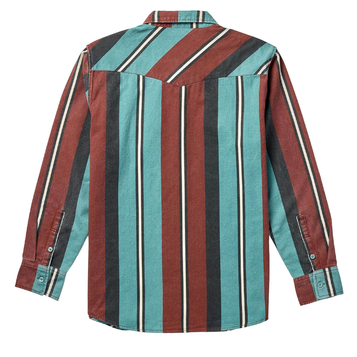 Seager Amarillo Long Sleeve Shirt - Turquoise Stripe image 2