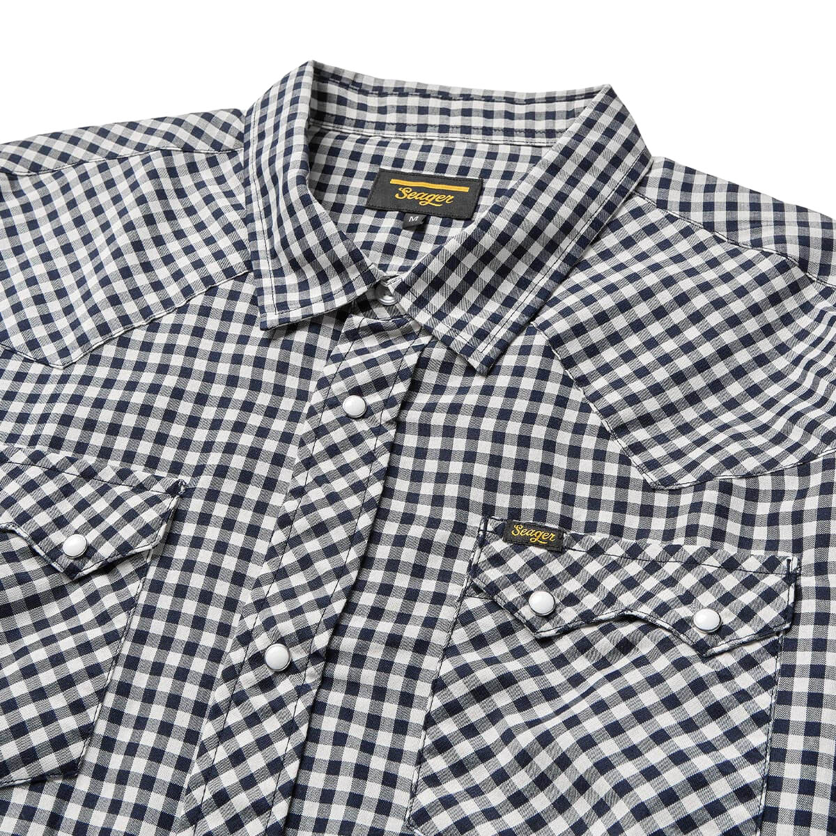 Seager Sawtoof Long Sleeve Shirt - Blue Check image 2
