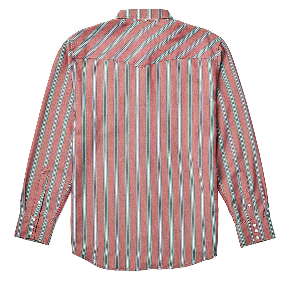 Seager Sawtoof Long Sleeve Shirt - Red Rock Stripe image 4