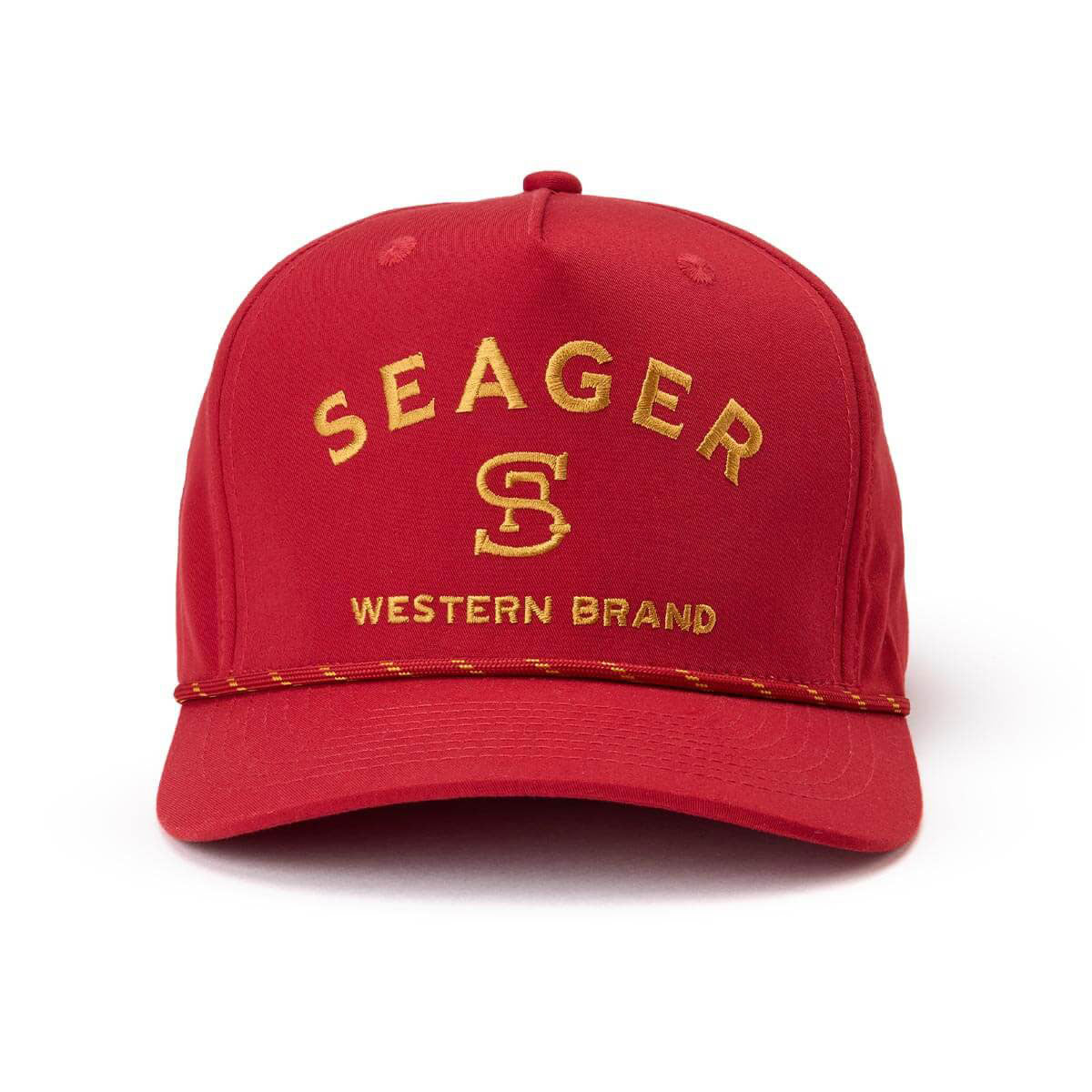 Seager Branded Snapback Hat - Maroon image 3