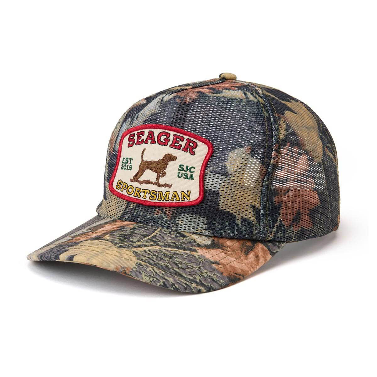 Seager Seager Sportsman Mesh Trucker Hat - SJC Camo image 1