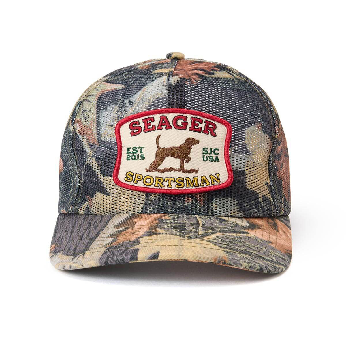 Seager Seager Sportsman Mesh Trucker Hat - SJC Camo image 3