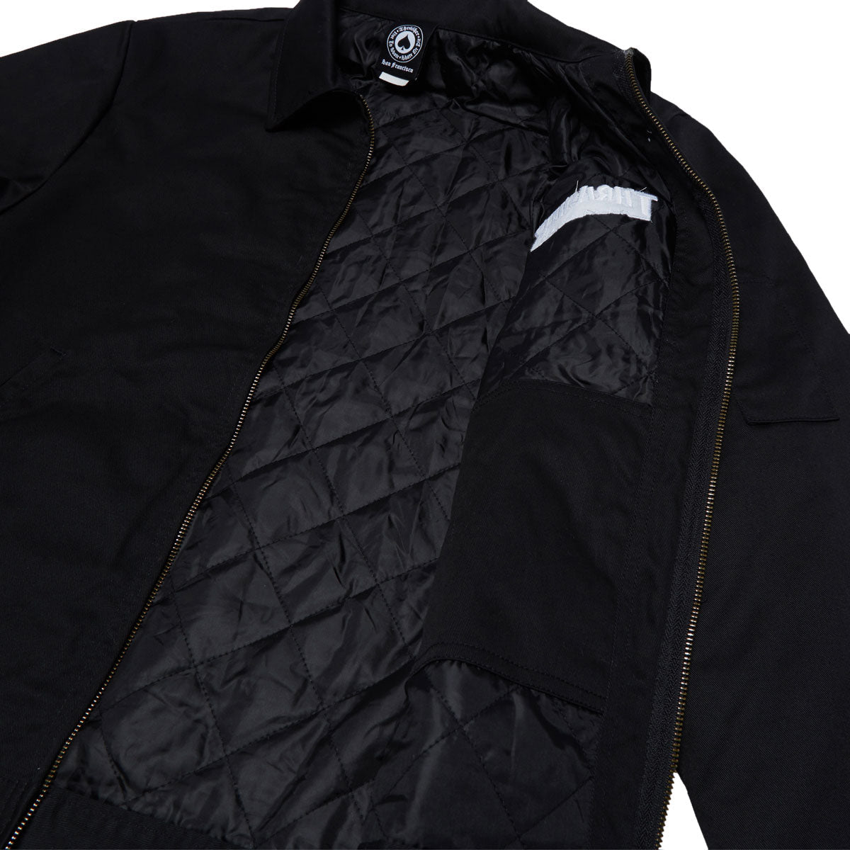 Thrasher Embroidered Mag Mechanic Jacket - Black image 4