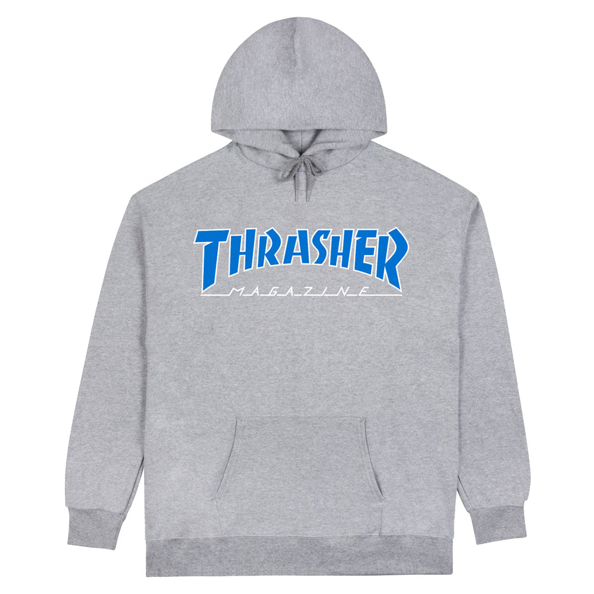 Thrasher Outlined Hoodie - Grey/Blue image 1