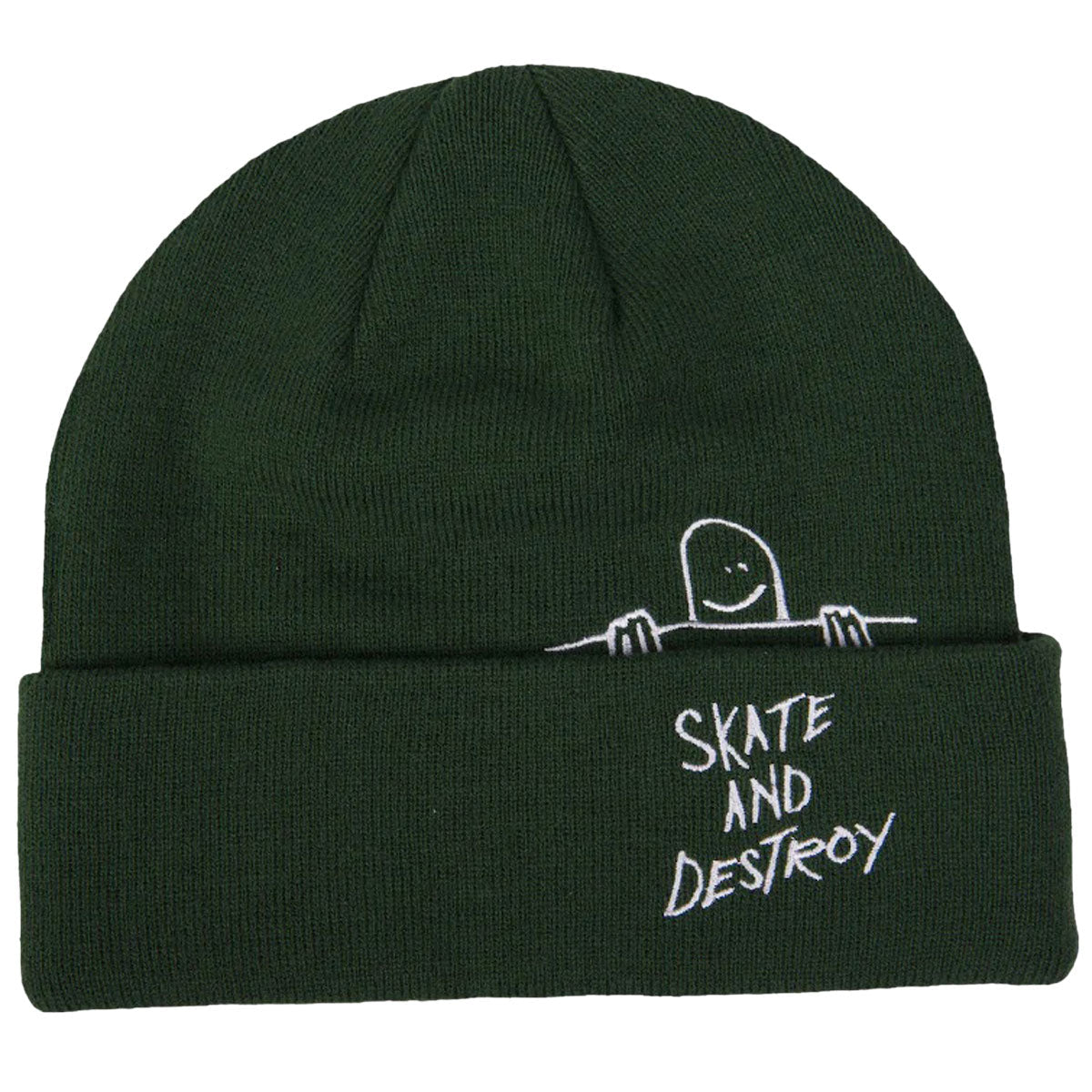 Thrasher Gonz SAD Fold Beanie - Forest Green image 1