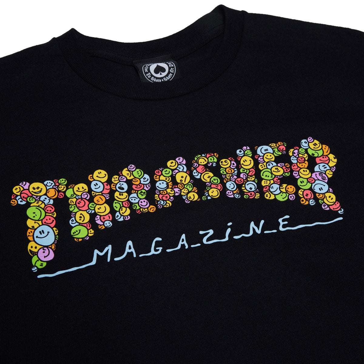 Thrasher Smile By Spanky T-Shirt - Black image 2