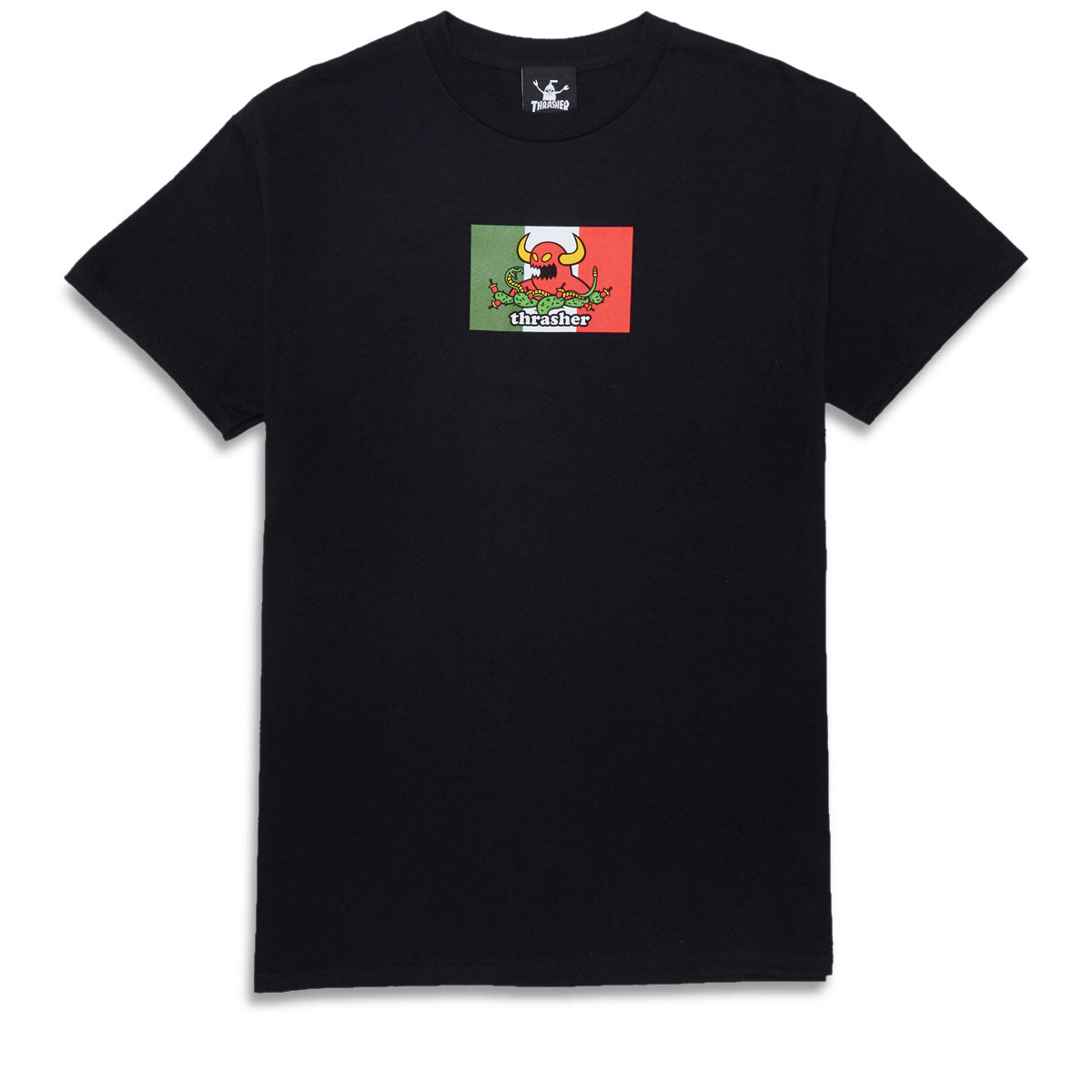 Thrasher x Toy Machine Hecho T-Shirt - Black image 1