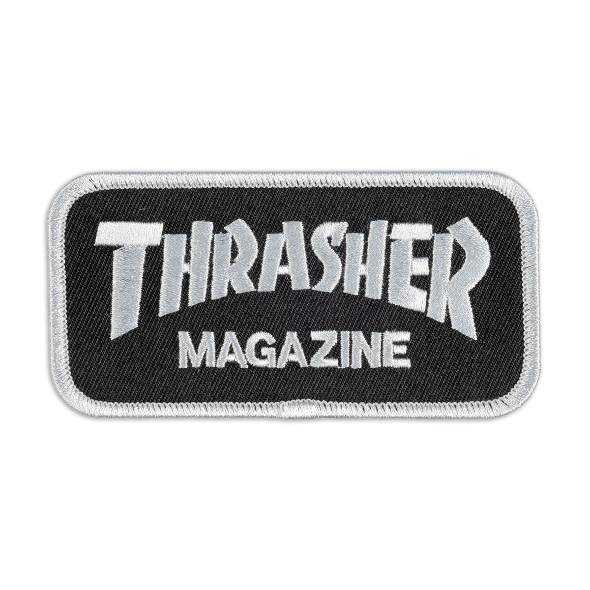 Thrasher Logo Patch - Black/Grey image 1