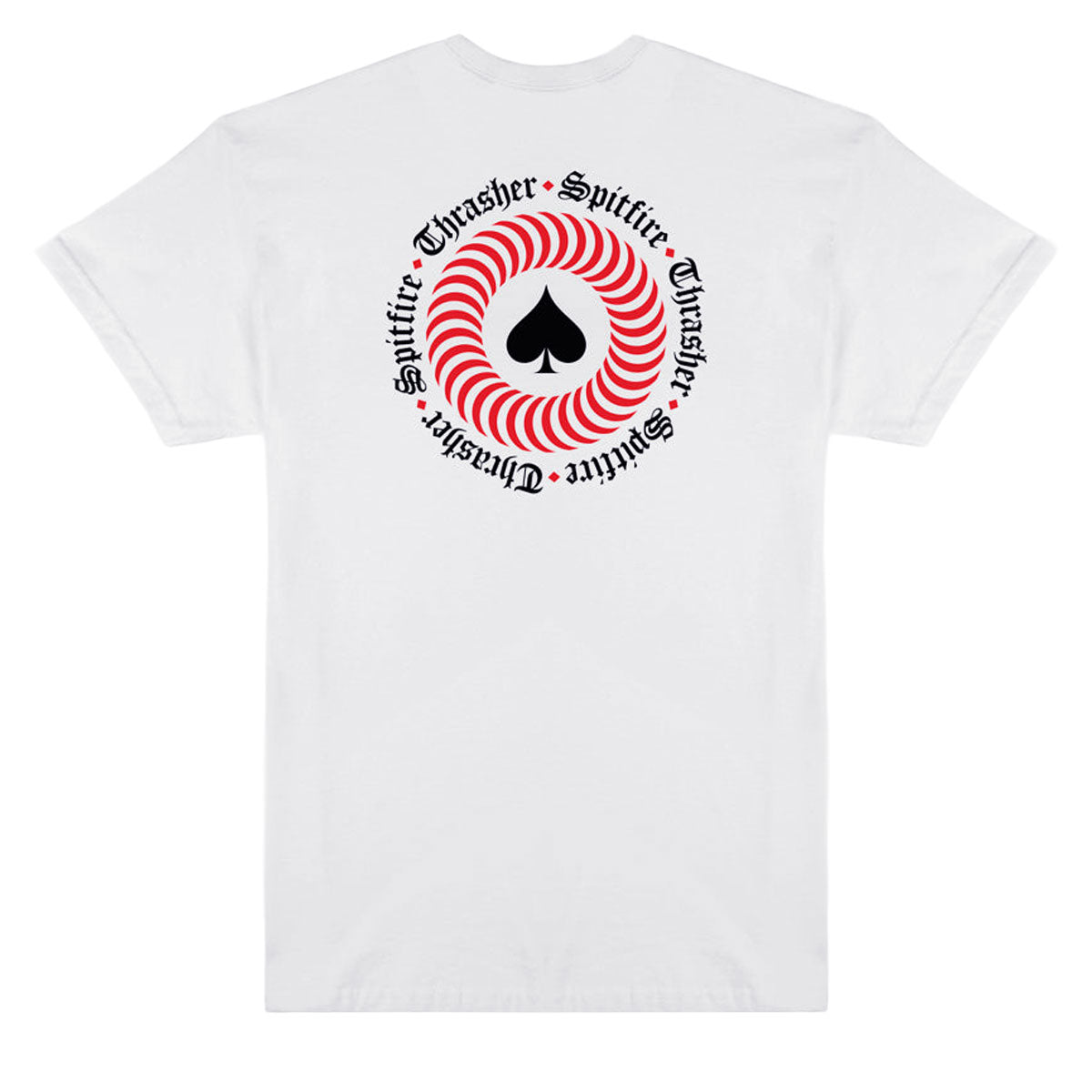 Thrasher x Spitfire The End Oath T-Shirt - White image 2