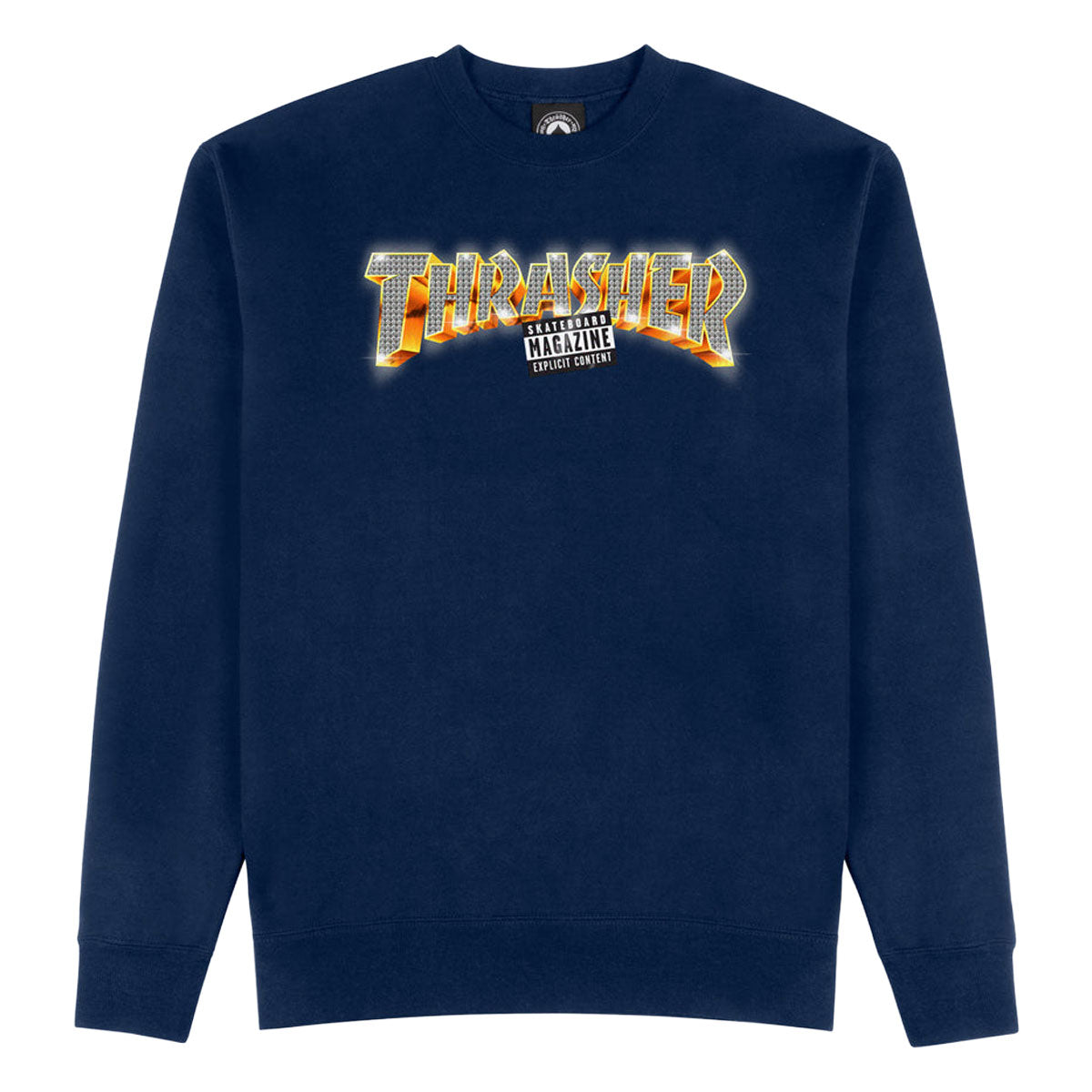 Thrasher Explicit Sweatshirt - Navy image 1