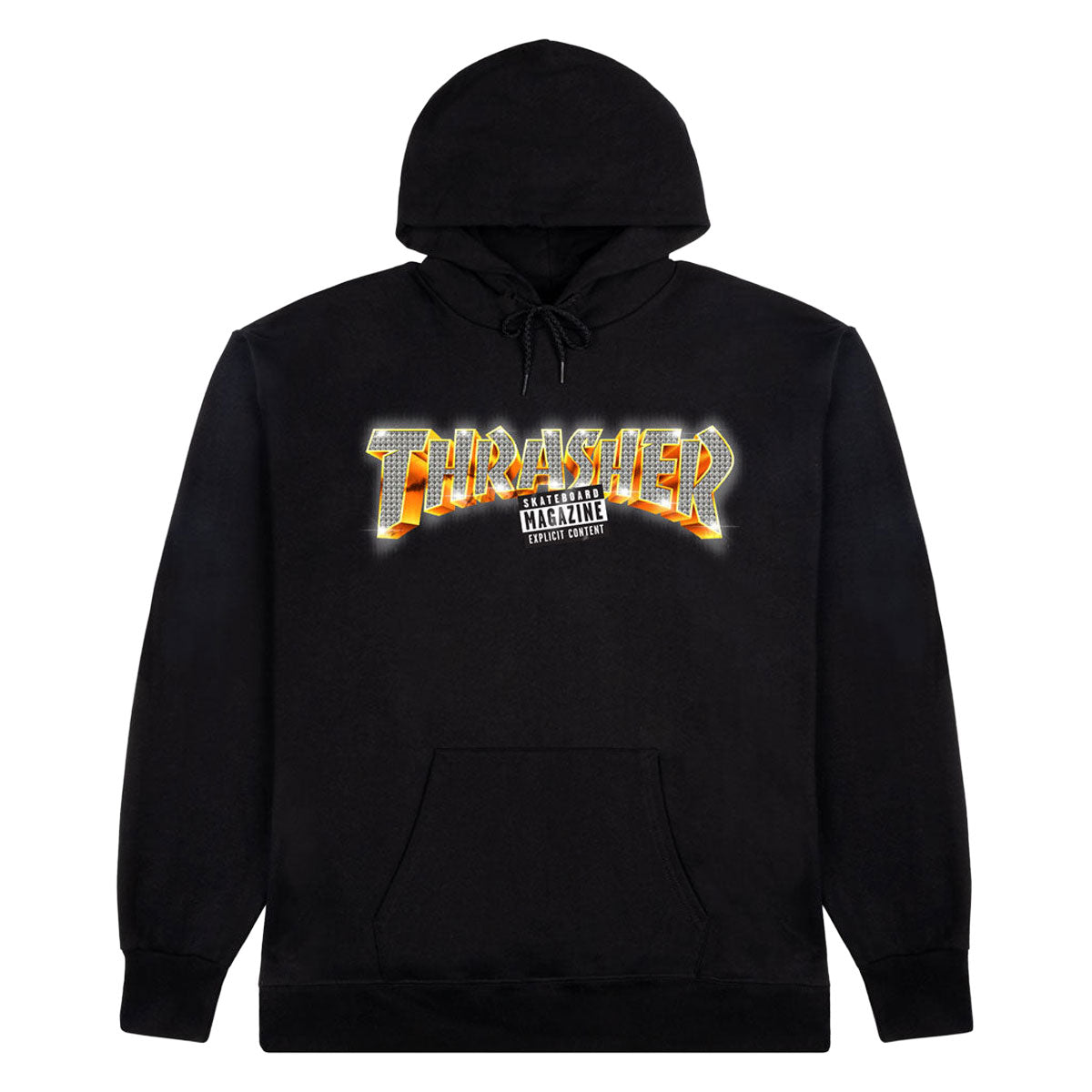 Thrasher Explicit Hoodie - Black image 1