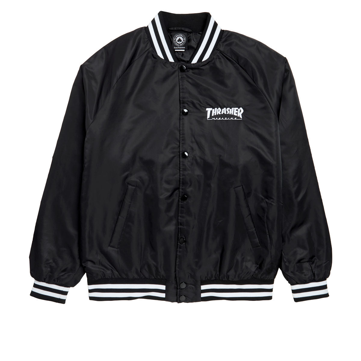 Thrasher Mag Logo Dugout Jacket - Black/White image 1