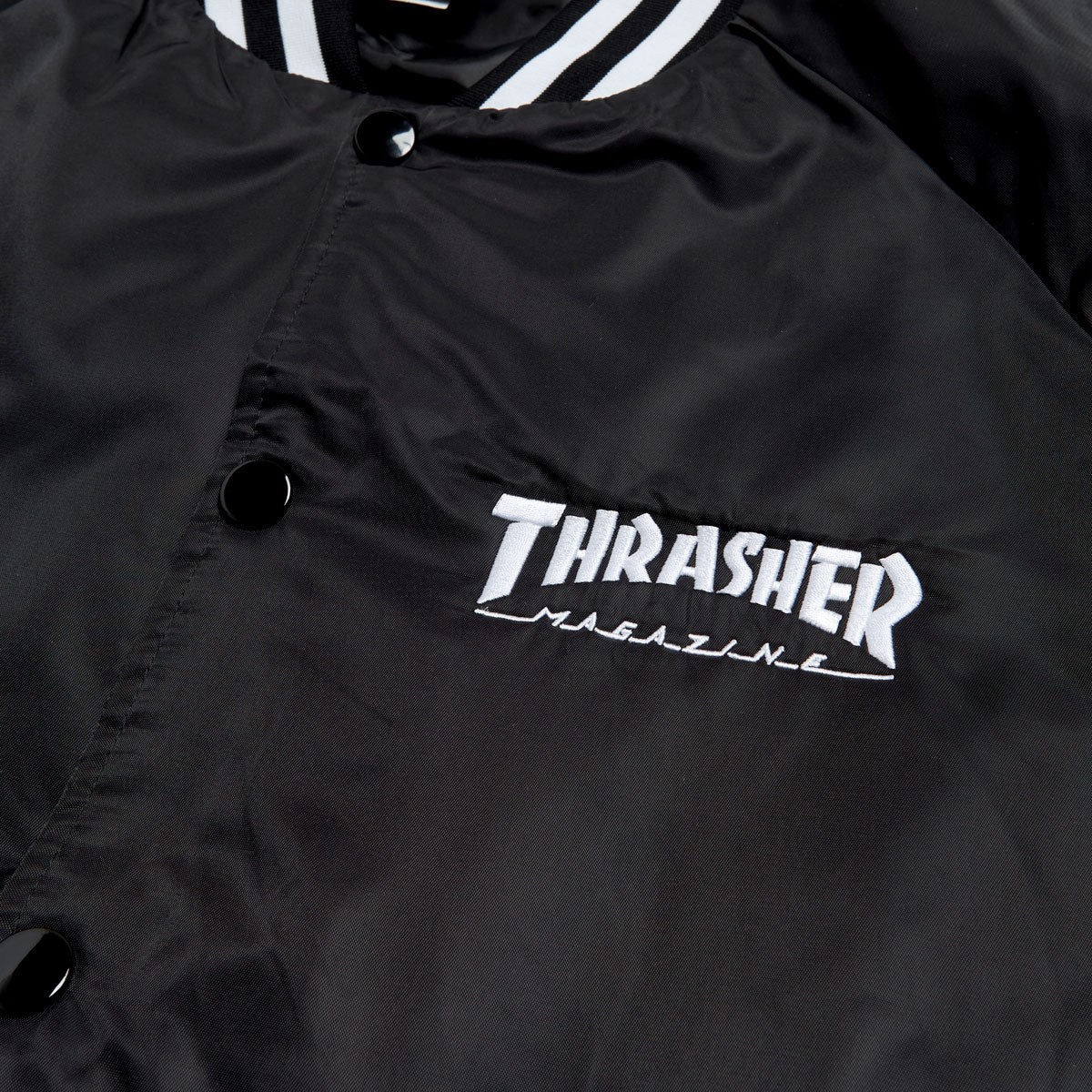 Thrasher Mag Logo Dugout Jacket - Black/White image 3