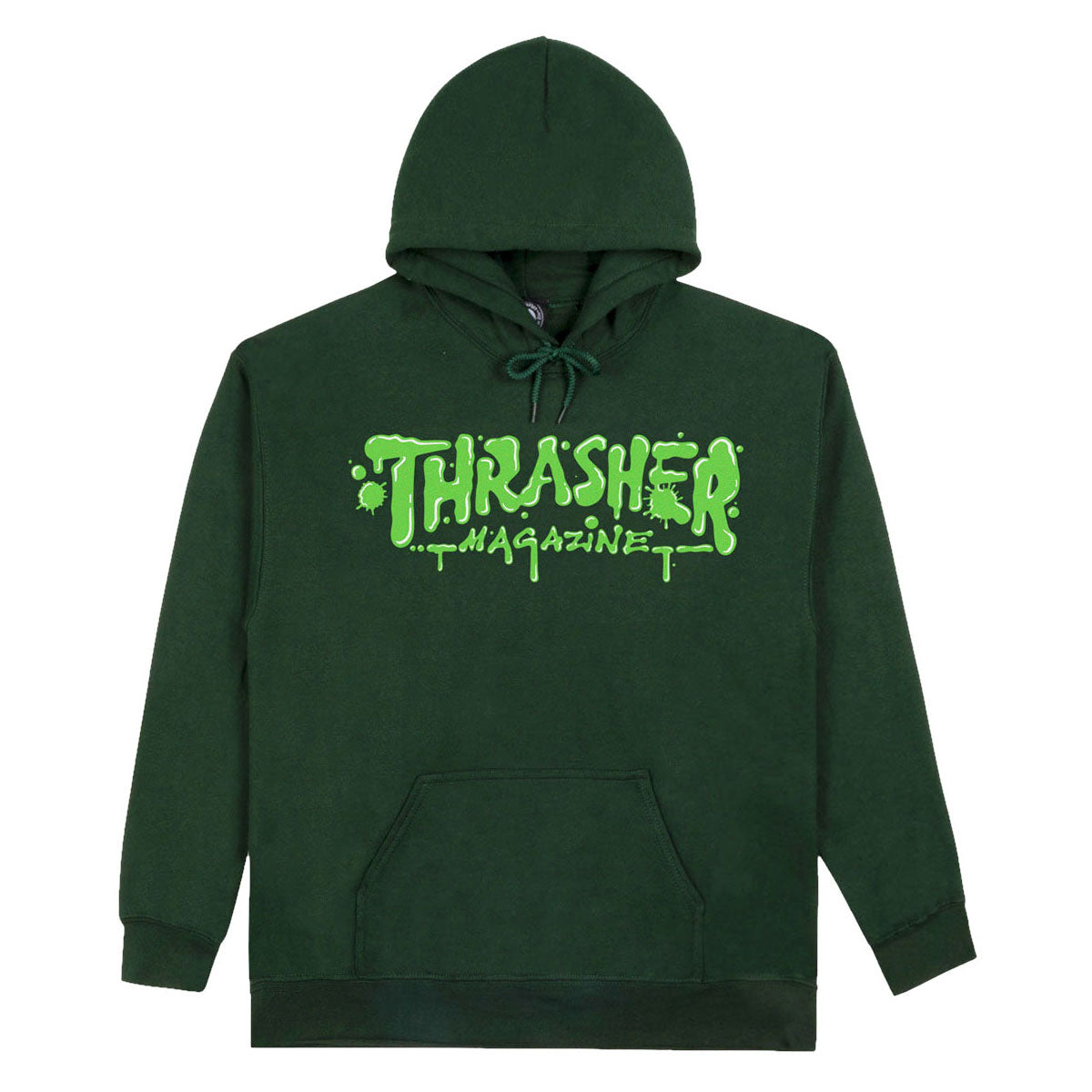 Thrasher Wet Paint Hoodie - Forest Green image 1