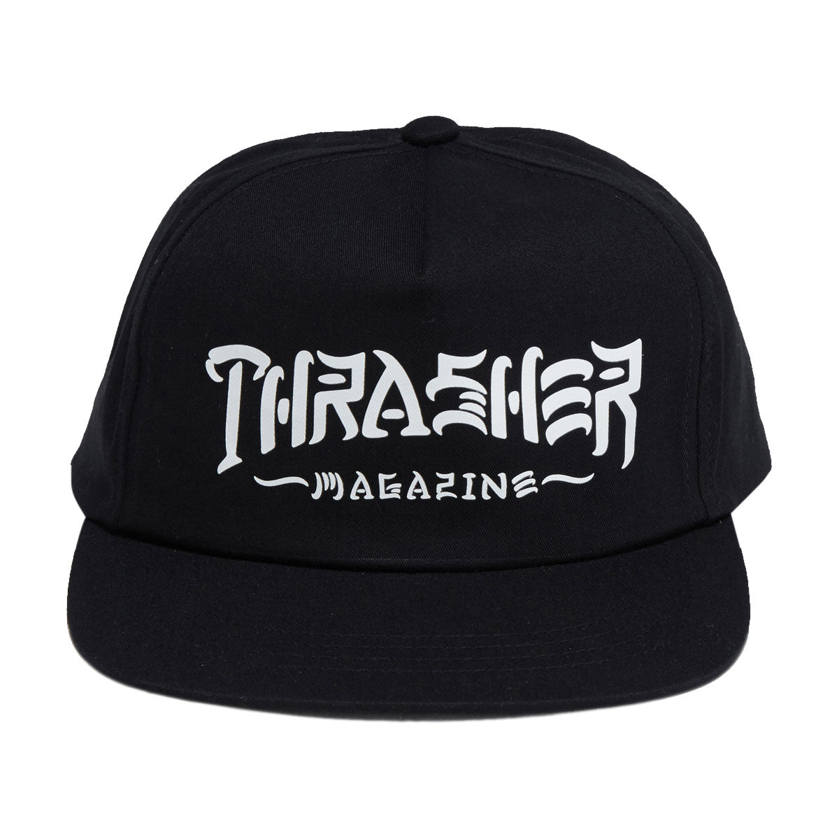 Thrasher Thrash & Destroy Snapback Hat - Black image 5