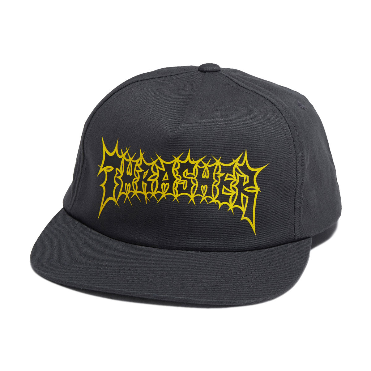 Thrasher Spikey Snapback Hat - Charcoal image 1