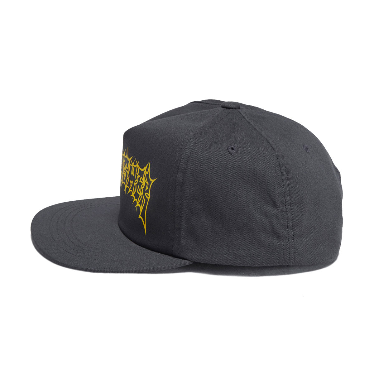 Thrasher Spikey Snapback Hat - Charcoal image 3