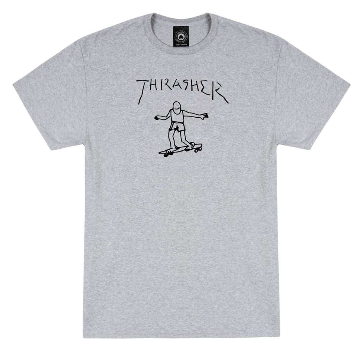 Thrasher Gonz T-Shirt - Grey/Black image 1