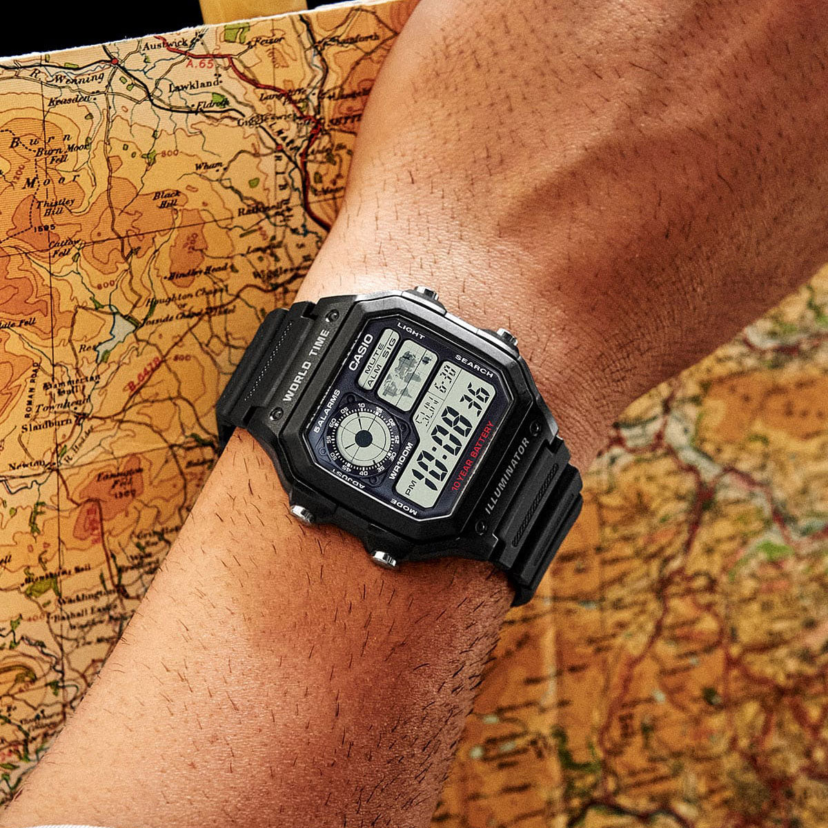 Casio AE1200WH-1A Watch image 2