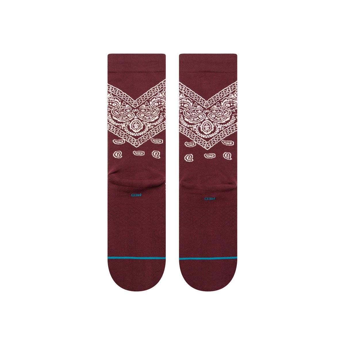 Stance Barrio Crew Socks - Wine image 3