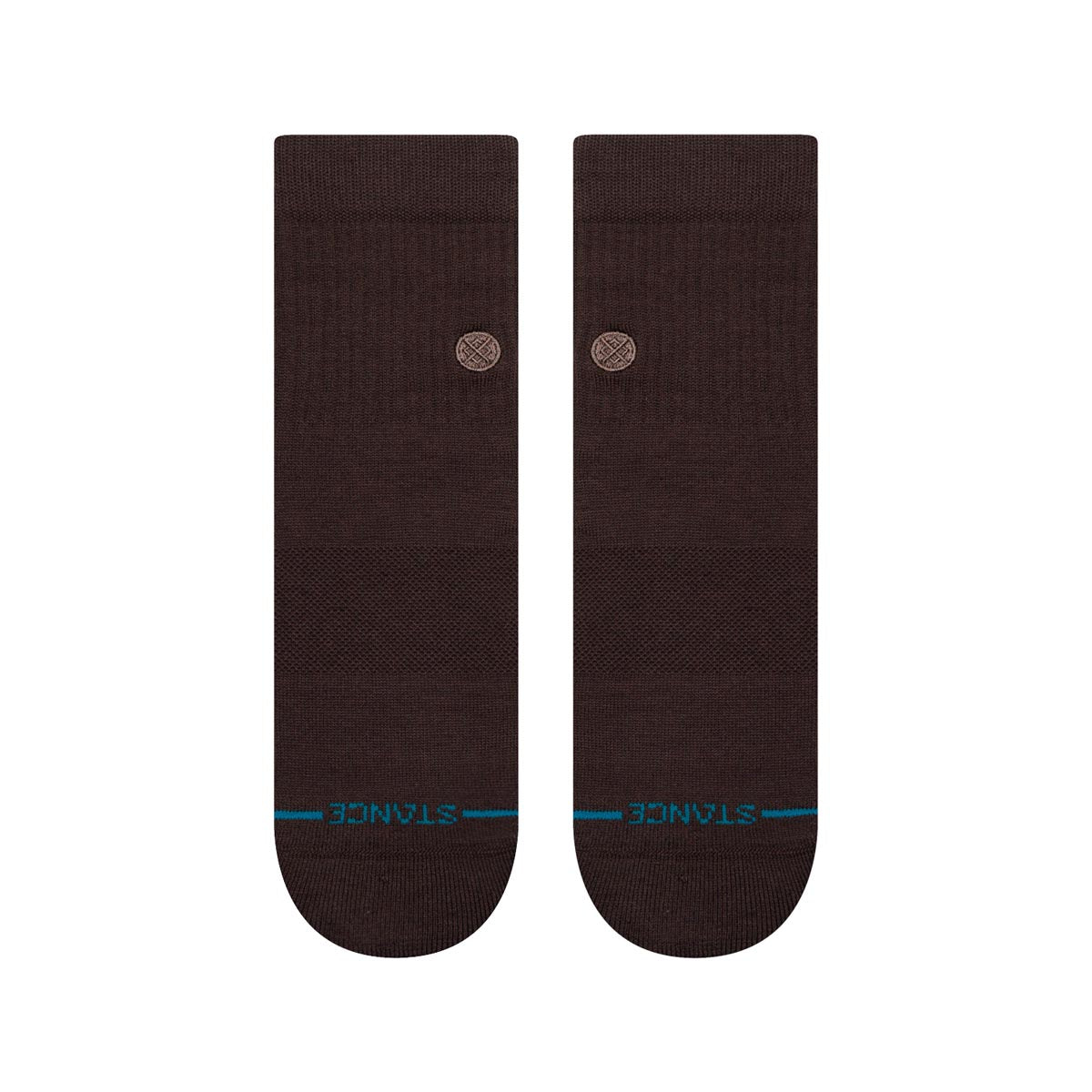 Stance Icon Quarter Socks - Dark Brown image 2