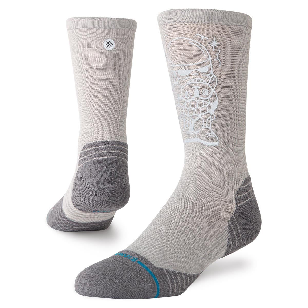 Stance DJ Trooper Light Crew Socks - Grey image 1