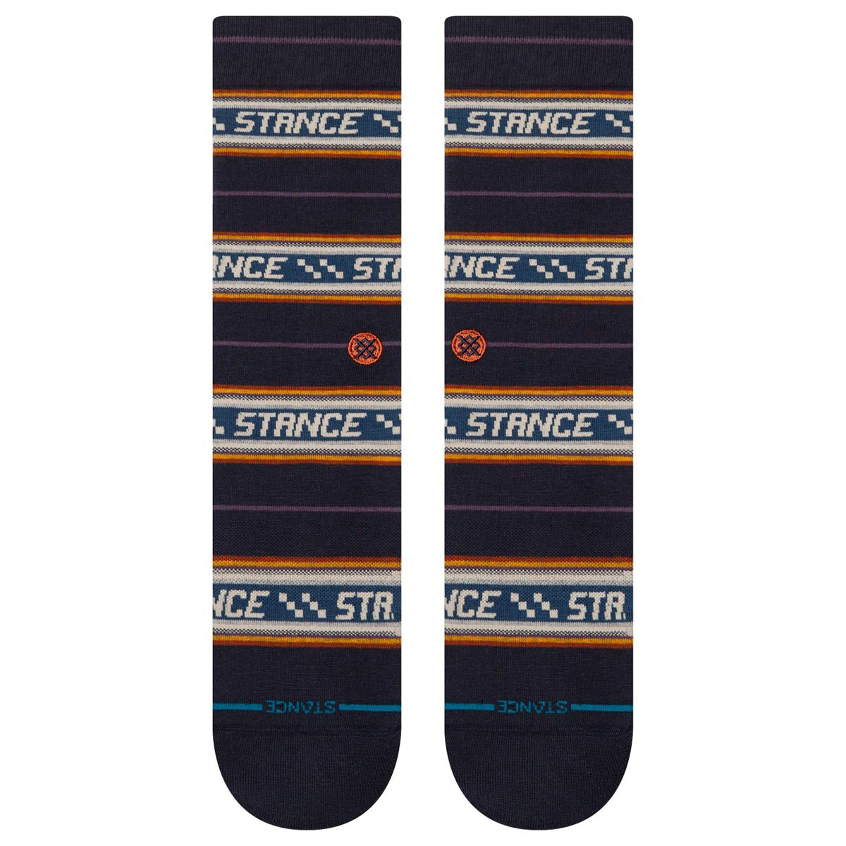 Stance Flowrider Crew Socks - Navy image 2