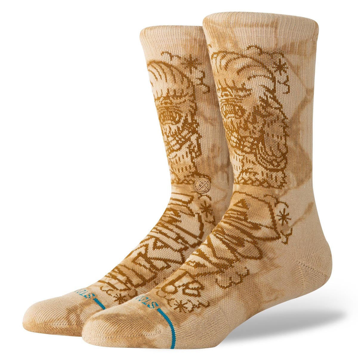 Stance DJ Chewie Crew Socks - Sand image 1