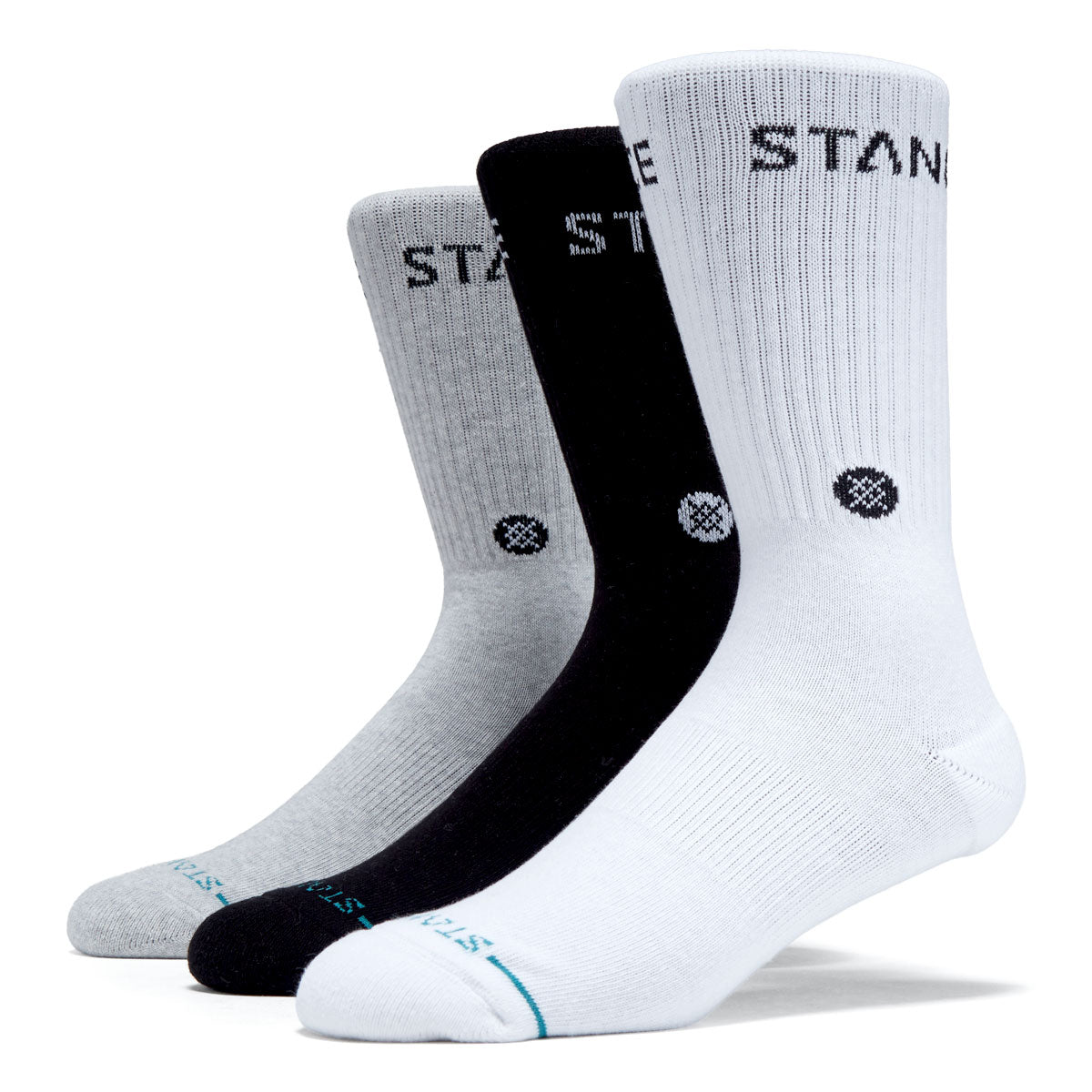 Stance Origin Crew 3 Pack Of Socks - Multi image 1