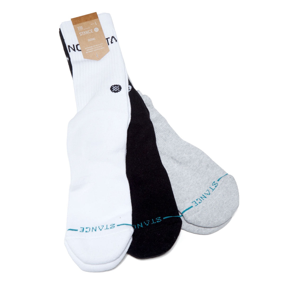 Stance Origin Crew 3 Pack Of Socks - Multi image 2
