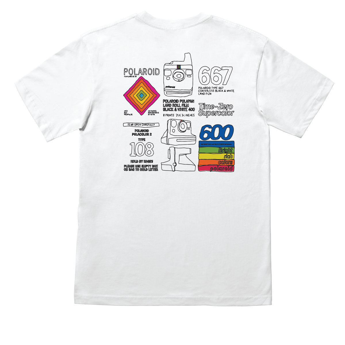 Stance Polaroid Cartridge T-Shirt - White image 1