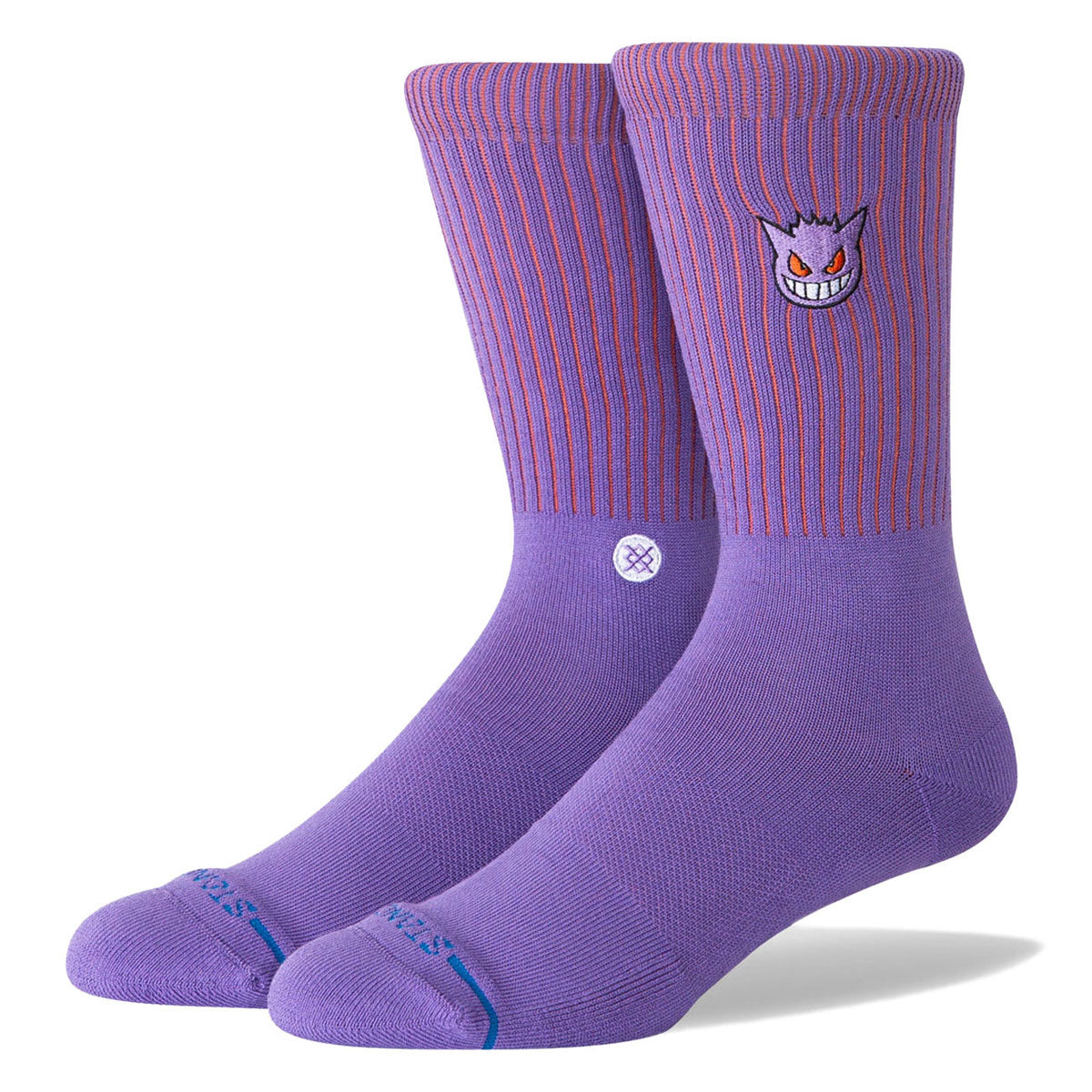 Stance x Pokemon Gengar Crew Socks - Purple image 1