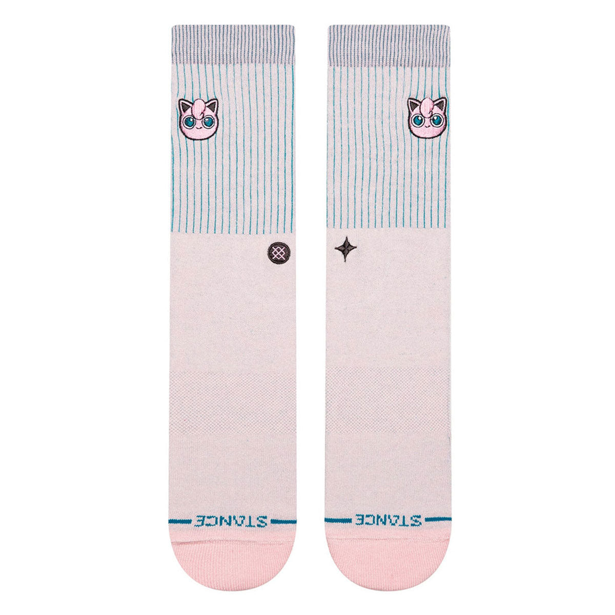 Stance x Pokemon Jigglypuff Crew Socks - Pink image 2