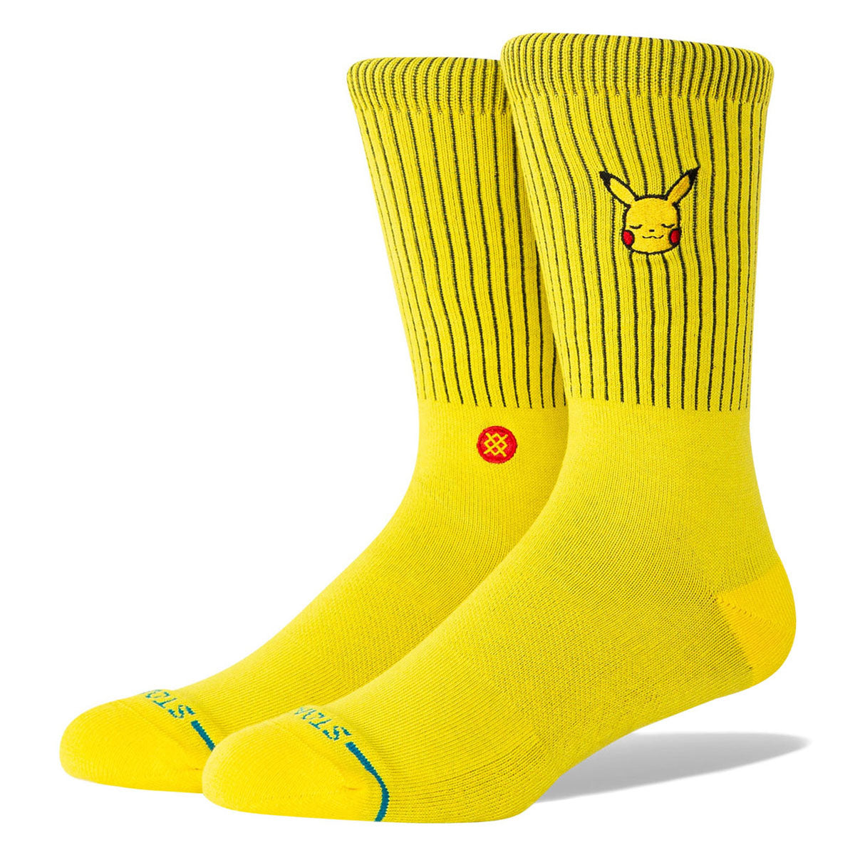 Stance x Pokemon Pikachu Crew Socks - Yellow image 1