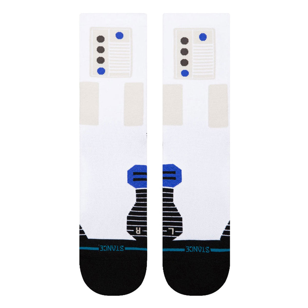 Stance Storm Crew Socks - White image 2