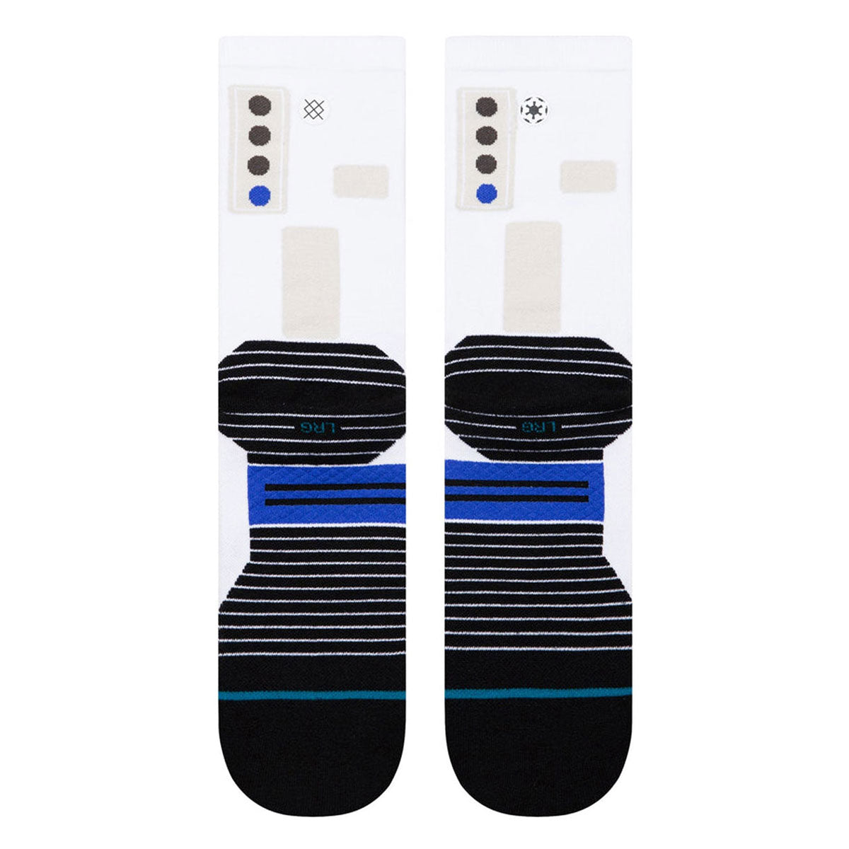 Stance Storm Crew Socks - White image 3