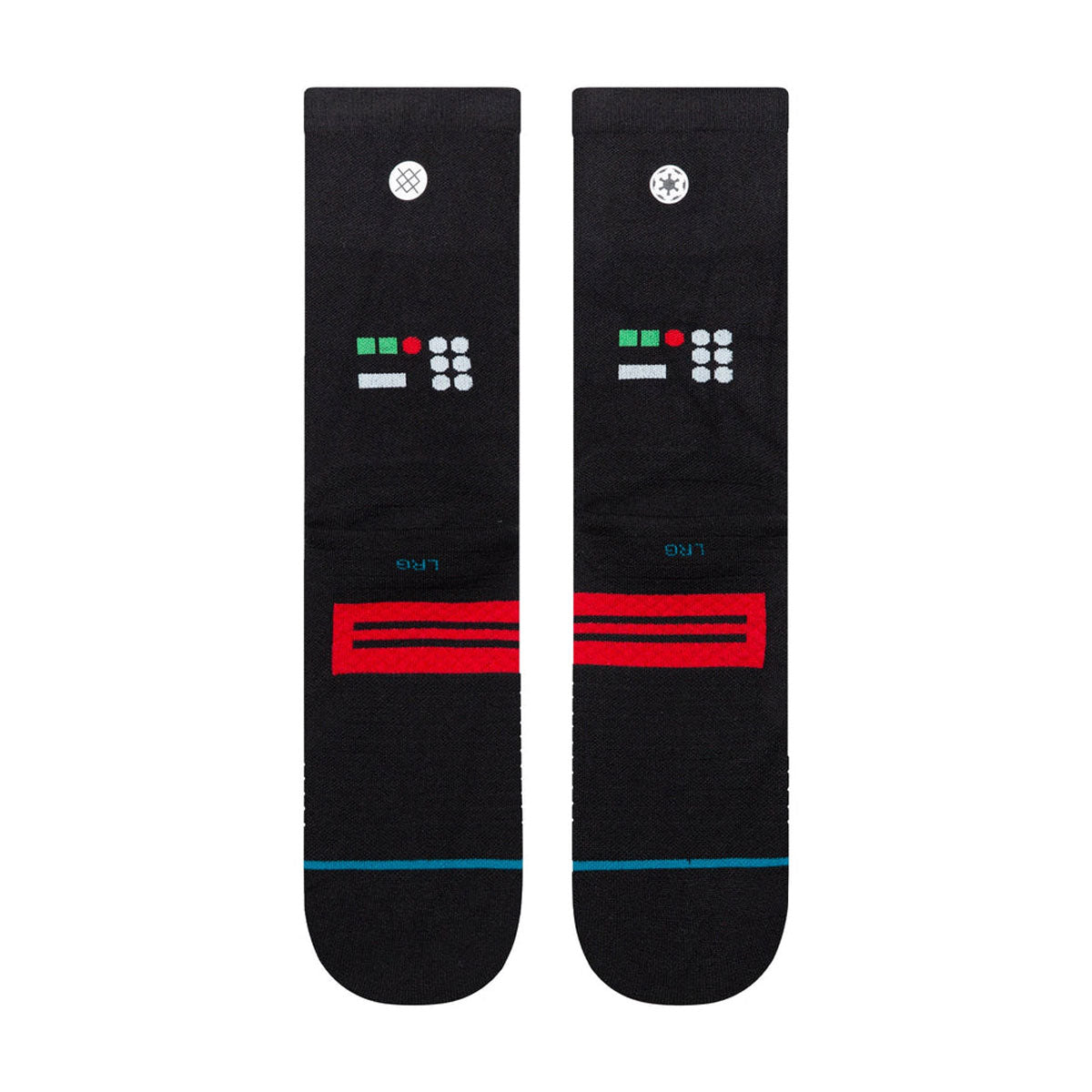 Stance Dark Side Crew Socks - Black image 2