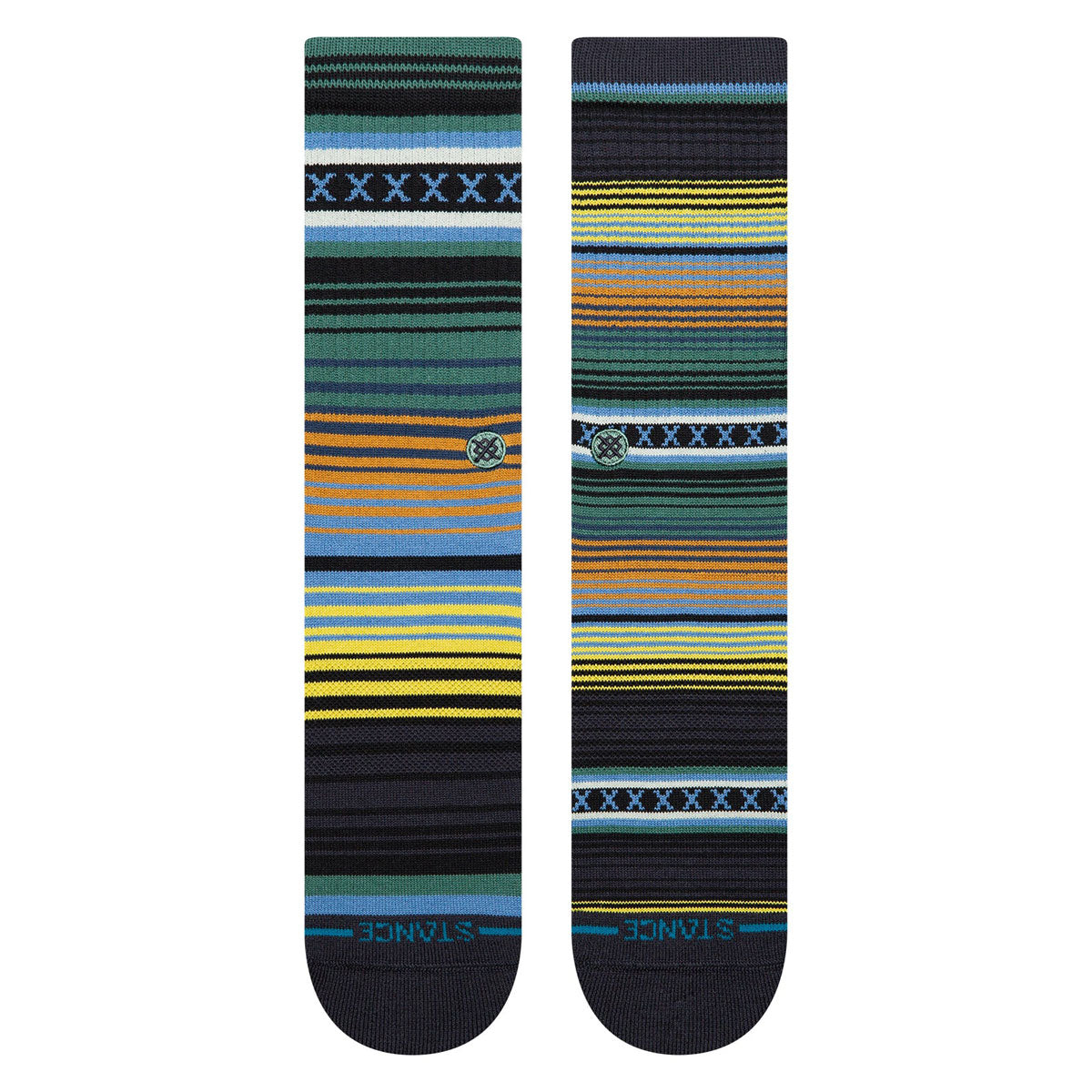 Stance Curren St Crew Socks - Deep Teal image 2