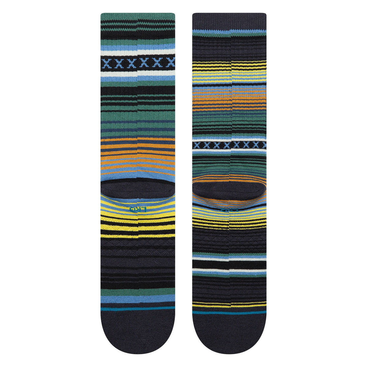 Stance Curren St Crew Socks - Deep Teal image 3